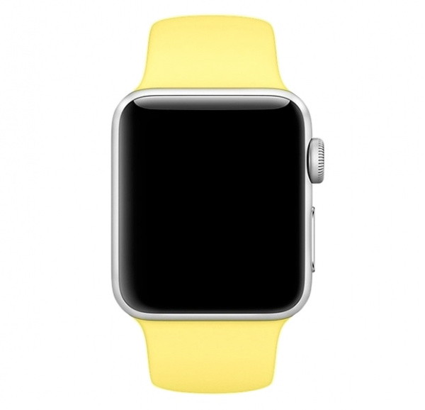 Канареечный ремешок для Apple Watch 42/44 mm Sport Band