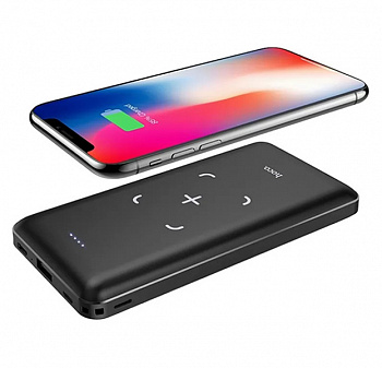 Черный Power Bank Hoco J50 10000 mAh