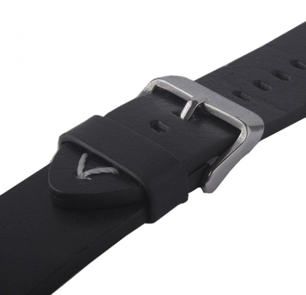 Черный кожаный ремешок для Apple Watch 40/38 mm COTEetCI Leather Premier Band