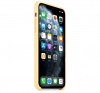 Чехол для iPhone 11 Pro Max Silicone Case силиконовый желтый