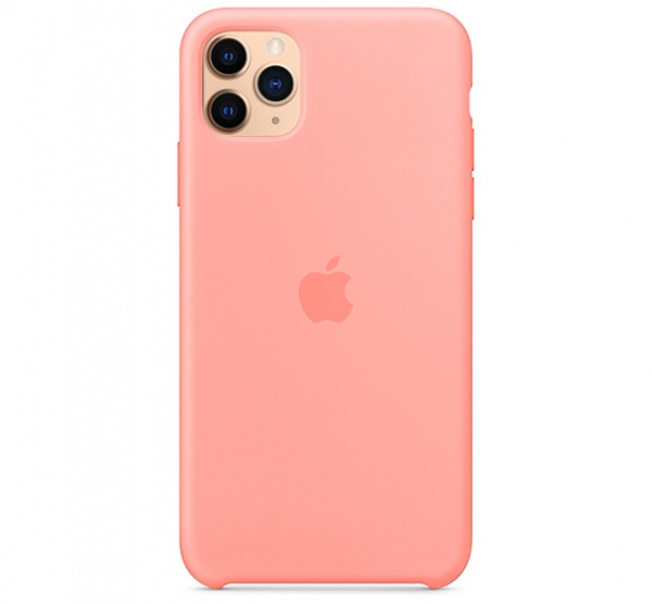Чехол для iPhone 11 Pro Max Silicone Case силиконовый лососевый