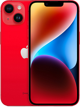 Смартфон Apple iPhone 14 256GB, красный EU (1-Sim + E-Sim )