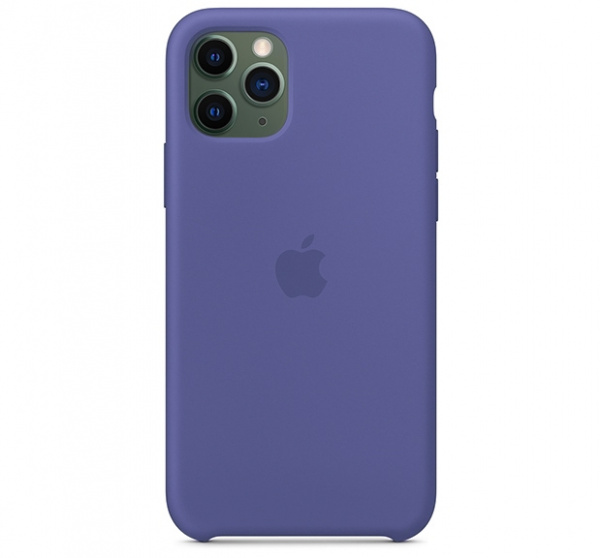 Чехол для iPhone 11 Pro Max Silicone Case силиконовый цвета синей стали