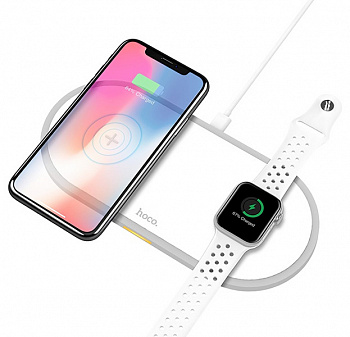 Беспроводная зарядка AirPower для iPhone, Apple Watch Hoco CW20