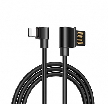 Черный USB-кабель Lightning Hoco U37 Long Roam 1.2m