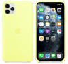 Чехол для iPhone 11 Pro Max Silicone Case силиконовый желто-зеленый