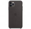 Чехол для iPhone 11 Pro Max Silicone Case силиконовый черный
