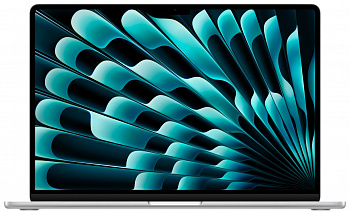 Ноутбук Apple MacBook Air 15 (M3, 8C CPU/10C GPU, 2024), 8 ГБ, 512 ГБ SSD, Silver, (серебристый) MRYQ3