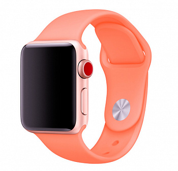 Абрикосовый ремешок для Apple Watch 38/40 mm Sport Band