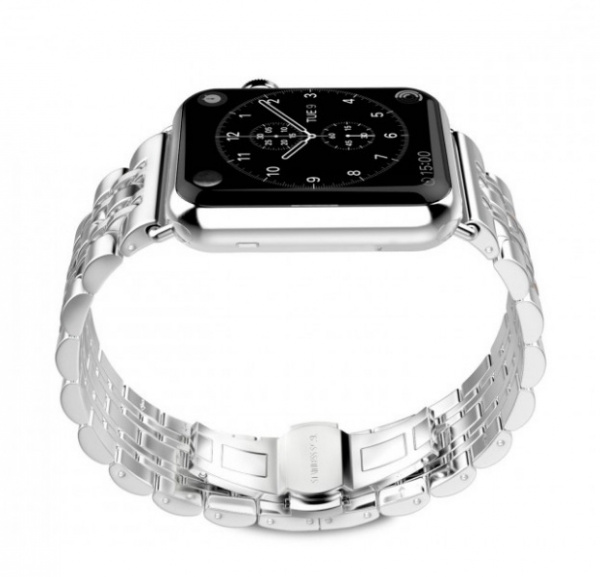 Металлический ремешок для Apple Watch 42/44 mm 7-Bead Metal Band Silver