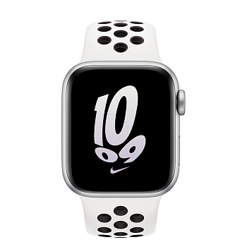 Часы Apple Watch SE 40mm Silver Aluminum Case with Nike Sport Band Summit White/Black