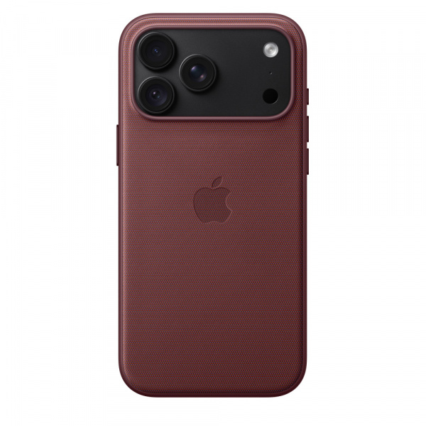 Чехол для смартфона Apple iPhone 18 Pro Max TechWoven Case with MagSafe, бордовый