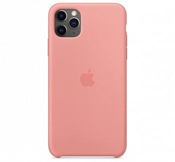 Чехол для iPhone 11 Pro Silicone Case силиконовый персиковый