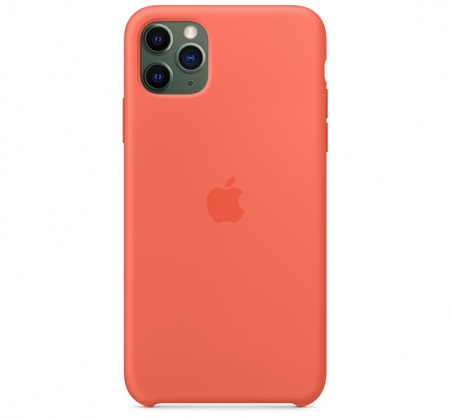 Чехол для iPhone 11 Pro Max Silicone Case силиконовый оранжевый