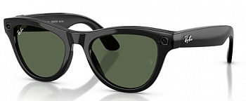Умные очки Ray-Ban Meta Skyler (Gen2) RW4014, Shiny Black/G15 Green (8056262721230)