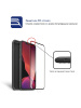 Защитное стекло MOCOLL полноразмерное 3D MIX для iPhone 11 PRO MAX / XS MAX Черное (Серия Pearl)