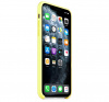 Чехол для iPhone 11 Pro Max Silicone Case силиконовый желто-зеленый