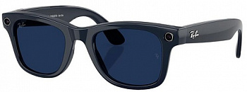 Умные очки Ray-Ban Meta (Gen 2) Wayfarer S50 (M), Shiny Cosmic Blue/Transitions Sapphire (6628MF50) 8056262721438