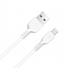 Белый усиленный Micro USB кабель Hoco X20 3m
