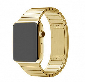 Золотой стальной ремешок для Apple Watch 38/40 mm Steel Watchband