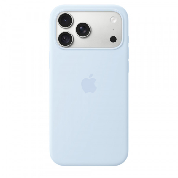 Чехол для смартфона Apple iPhone 18 Pro Max Silicone Case with MagSafe, голубой