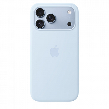Чехол для смартфона Apple iPhone 18 Pro Max Silicone Case with MagSafe, голубой