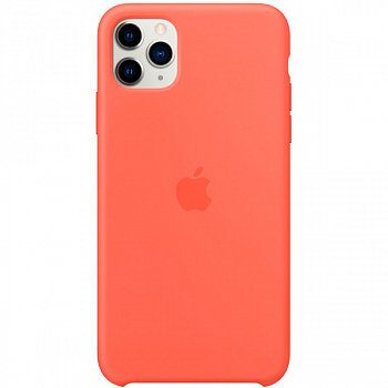 Чехол для iPhone Apple iPhone 11 Pro Max Silicone Case Clementine Orange