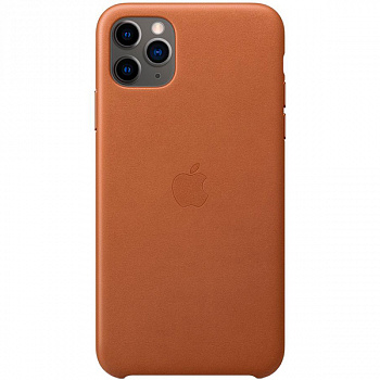 Чехол для iPhone Apple iPhone 11 Pro Max Leather Case Saddle Brown