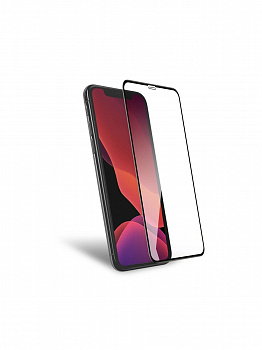 Защитное стекло MOCOLL полноразмерное матовое 2.5D для iPhone X /XS / 11PRO Черное (Серия Platinum)