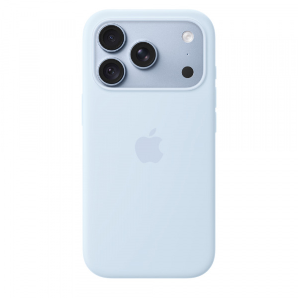 Чехол для смартфона Apple iPhone 18 Pro Silicone Case with MagSafe, голубой