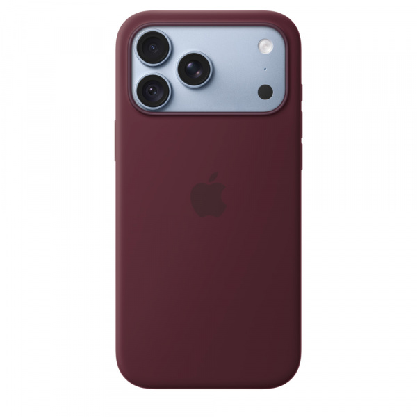 Чехол для смартфона Apple iPhone 18 Pro Max Silicone Case with MagSafe, бордовый