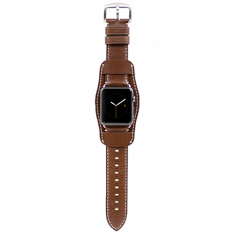 Коричневый кожаный ремешок для Apple Watch 38/40 mm Kajsa Retro Collection