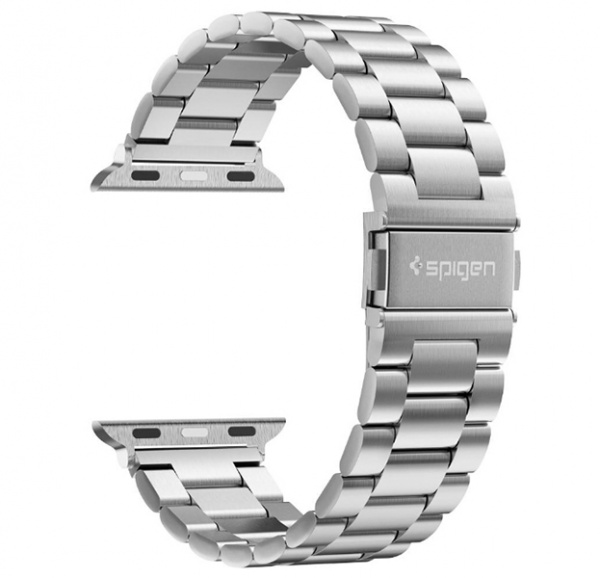 Ремешок для Apple Watch 44/42 mm Spigen Modern Fit Silver
