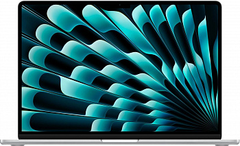 Ноутбук Apple MacBook Air A3241 15.3", 2025, Retina, Apple M4 10 core 4ГГц, 10-ядерный, 16ГБ 256ГБ SSD,  macOS, серебристый [mw1g3hn/a]