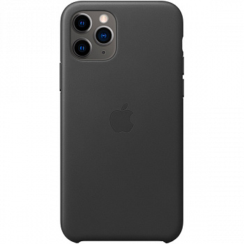 Чехол для iPhone Apple iPhone 11 Pro Leather Case Black