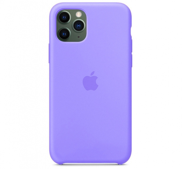 Чехол для iPhone 11 Pro Max Silicone Case силиконовый аметистовый