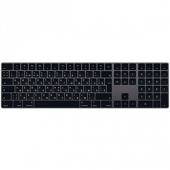 Клавиатура беспроводная Apple Magic Keyboard Numeric Keypad Space Gray MRMH2RS/