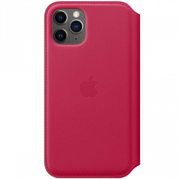 Чехол для iPhone Apple iPhone 11 Pro Leather Folio Raspberry (MY1K2ZM/A)