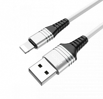 Белый USB-кабель Lightning Hoco U46 1m