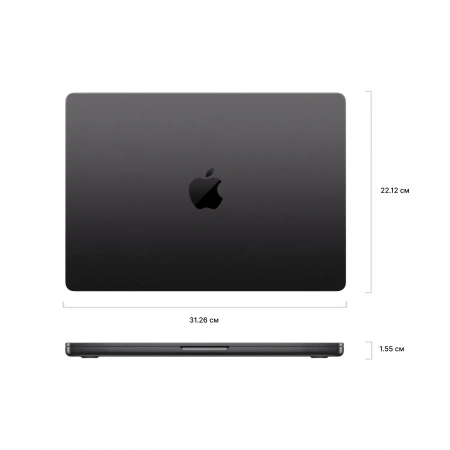 Ноутбук Apple Macbook Pro 14" (2025) M5 16 ГБ, 512 ГБ SSD (MDE04), "черный космос"