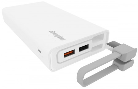 Портативное зарядное устройство Energizer Power Bank UE20001QC 20000 mAh QC 3.0 white