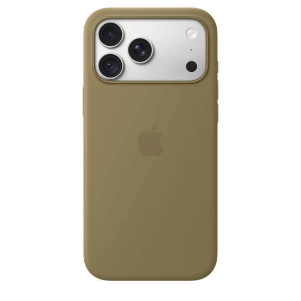 Чехол для смартфона Apple iPhone 18 Pro Max Silicone Case with MagSafe, оливковый