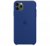 Чехол для iPhone 11 Pro Max Silicone Case силиконовый сапфировый