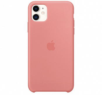 Чехол для iPhone 11 Silicone Case силиконовый абрикосовый