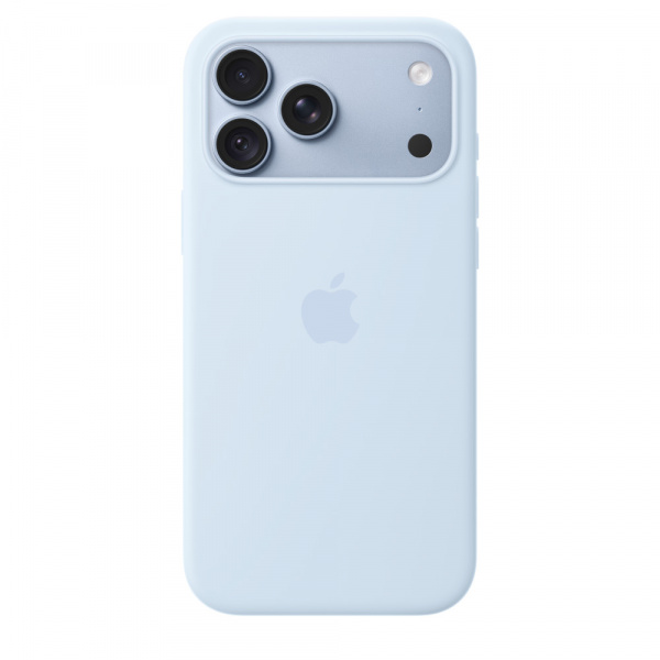 Чехол для смартфона Apple iPhone 18 Pro Max Silicone Case with MagSafe, голубой