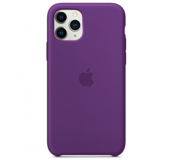 Чехол для iPhone 11 Pro Max Silicone Case силиконовый фиолетовый