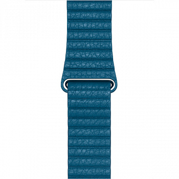 Ремешок Apple 44mm Cape Cod Blue Leather Loop Large