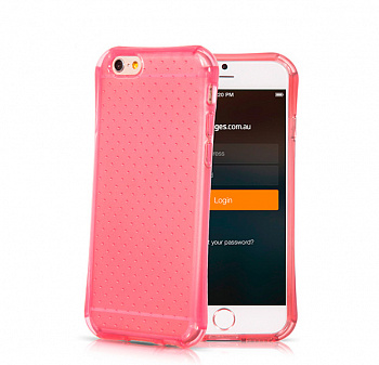 Розовый силиконовый чехол для iPhone 6/6s Plus Hoco Armor