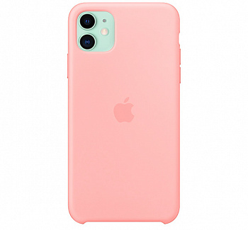 Чехол для iPhone 11 Silicone Case силиконовый лососевый