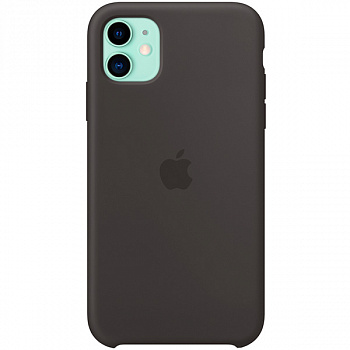 Чехол для iPhone Apple iPhone 11 Silicone Case Black